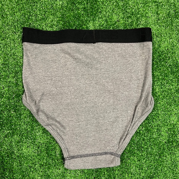 🩲 MEDIUM GRAY HANES COTTON BRIEFS - Picture 4 of 4